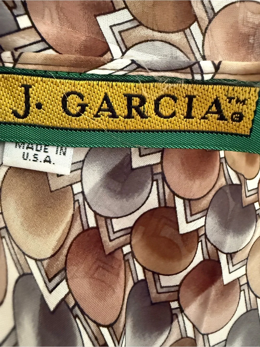 Vintage Silk Jerry Garcia Scarf